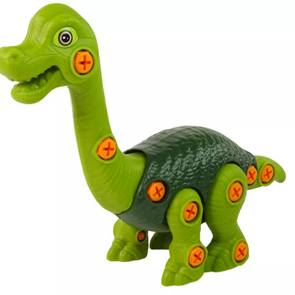 Išardomas žalias Brachiozauro dinozauro žaislas