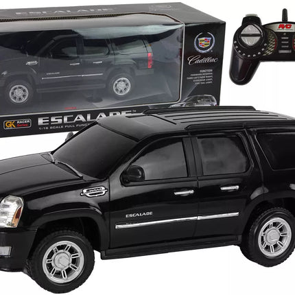 Cadillac Escalade R/C automobilis Juodos šviesos Garsas 1:16