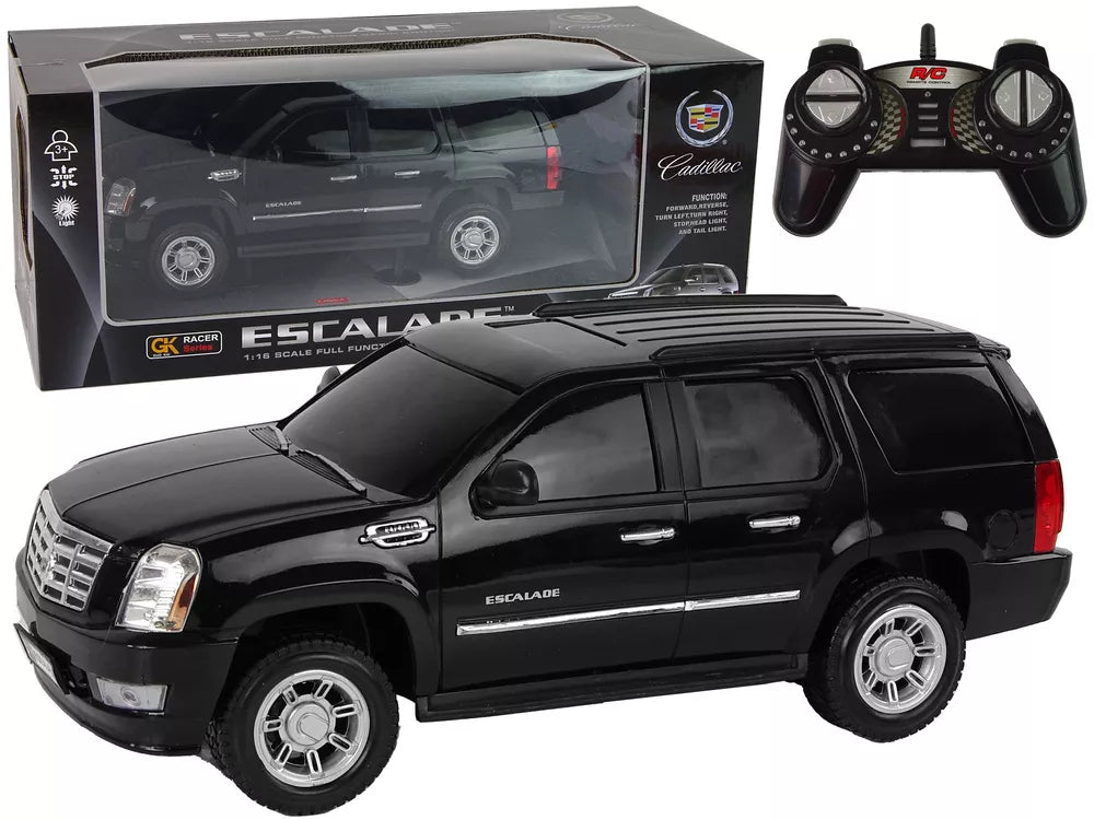 Cadillac Escalade R/C automobilis Juodos šviesos Garsas 1:16