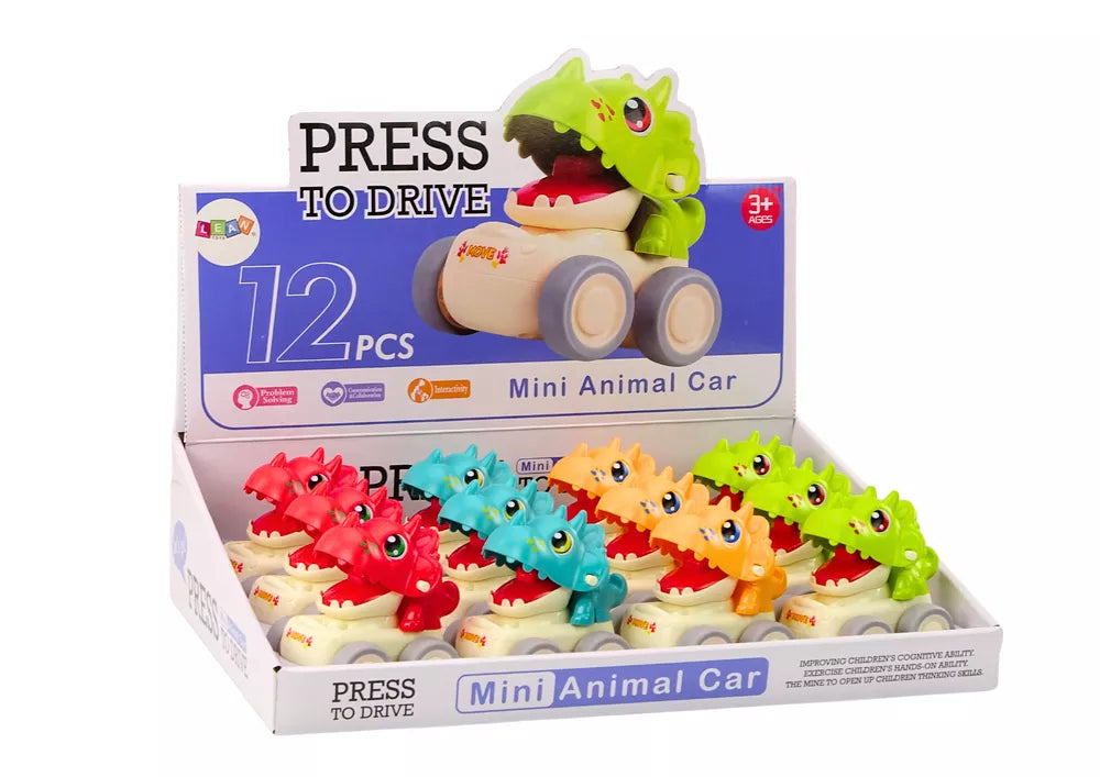 Triceratops dinozaurų automobiliai