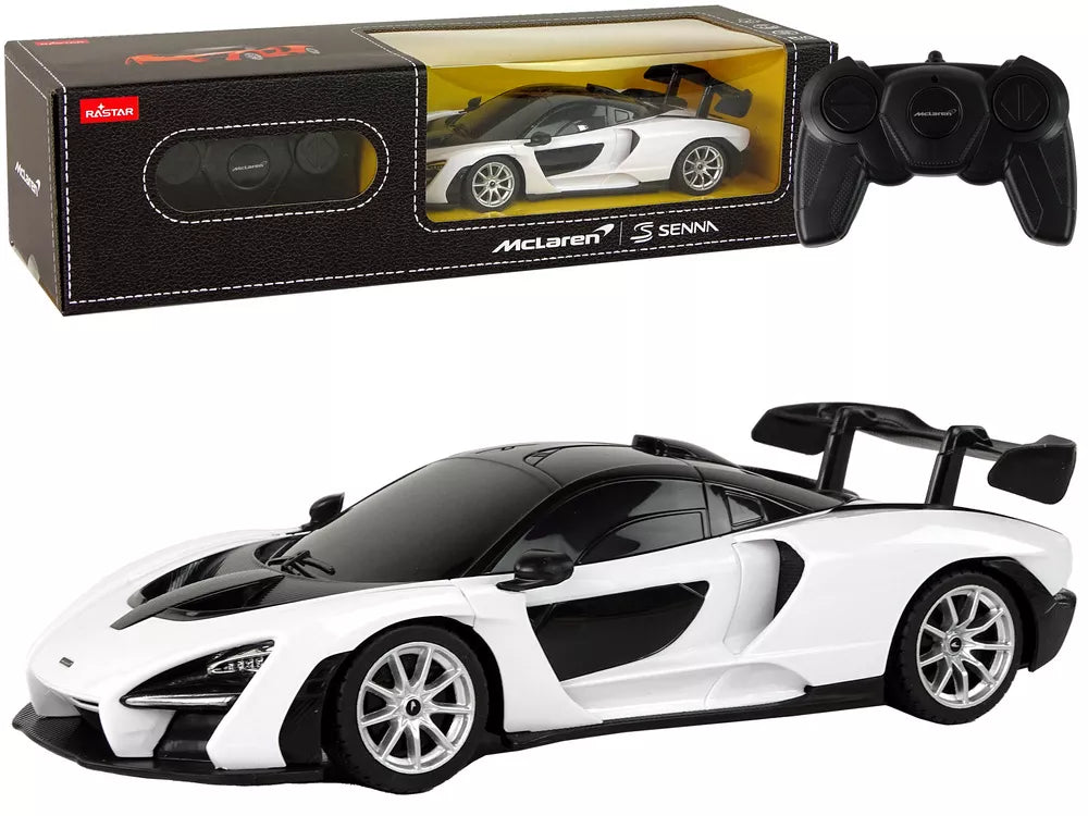 Baltas lenktyninis automobilis McLaren