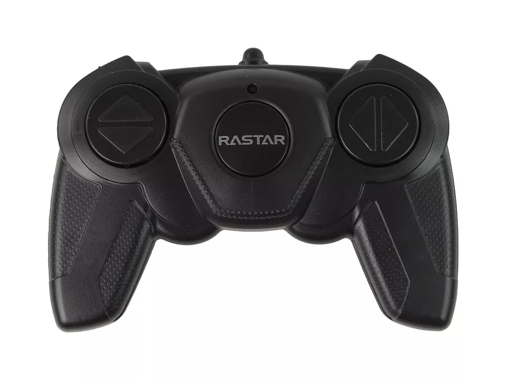 Radijo bangomis valdomas geltonas automobilis Porsche