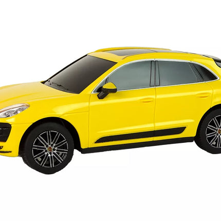 Radijo bangomis valdomas geltonas automobilis