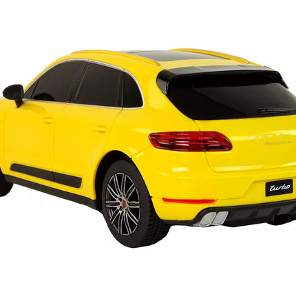 Radijo bangomis valdomas geltonas automobilis