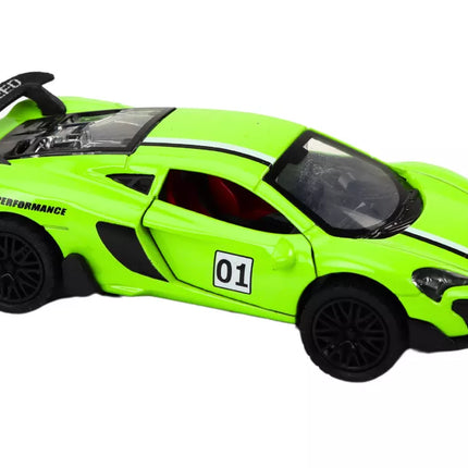 Sportinis žalias automobilis