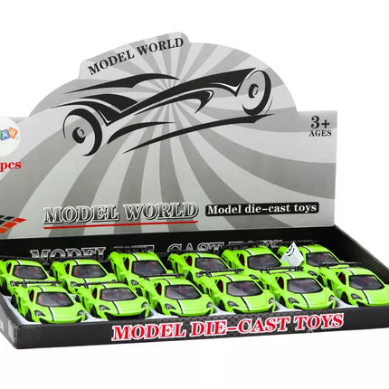 Sportinis žalias automobilis