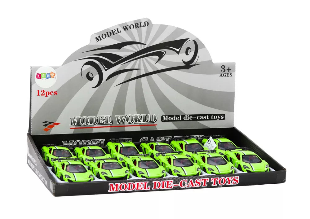 Sportinis žalias automobilis