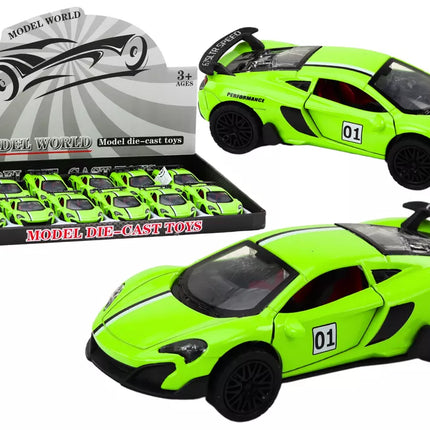 Sportinis žalias automobilis