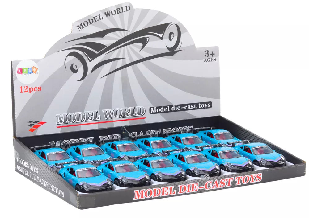 Sportinis mėlynas automobilis