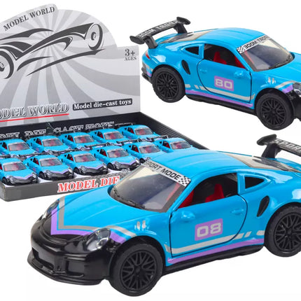 Sportinis mėlynas automobilis