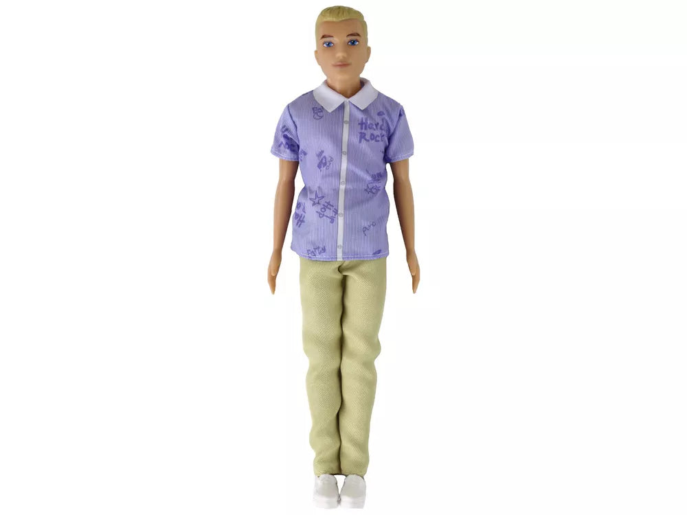 Vaikiška lėlė berniukas įviesiais plaukais