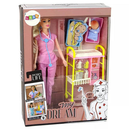 Vaikiška lėlė, daktarės rinkinys