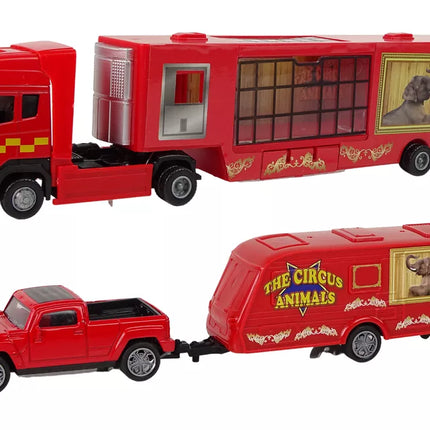 Cirko gyvūnų transporto priemonių rinkinys