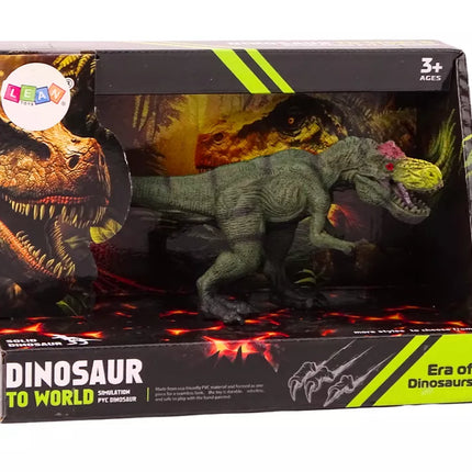 Kolekcinė žalio dinozauro alozauro figūrėlė