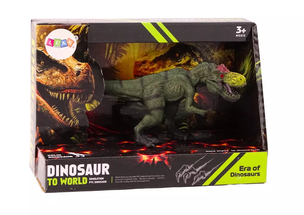 Kolekcinė žalio dinozauro alozauro figūrėlė