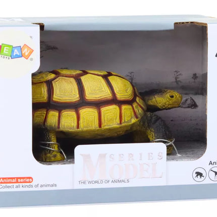 Kolekcinė geltona/ruda vėžlio figūrėlė