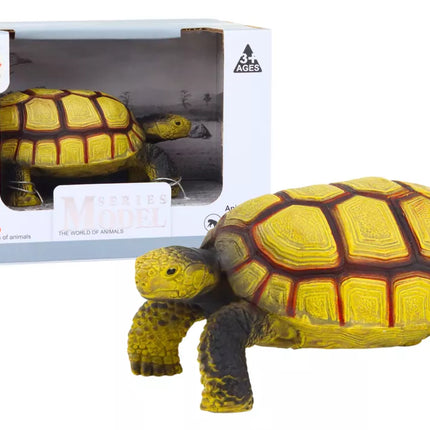 Kolekcinė geltona/ruda vėžlio figūrėlė