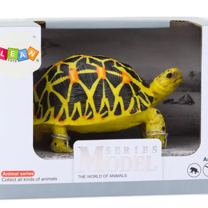 Kolekcinė geltona/juoda vėžlio figurėlė
