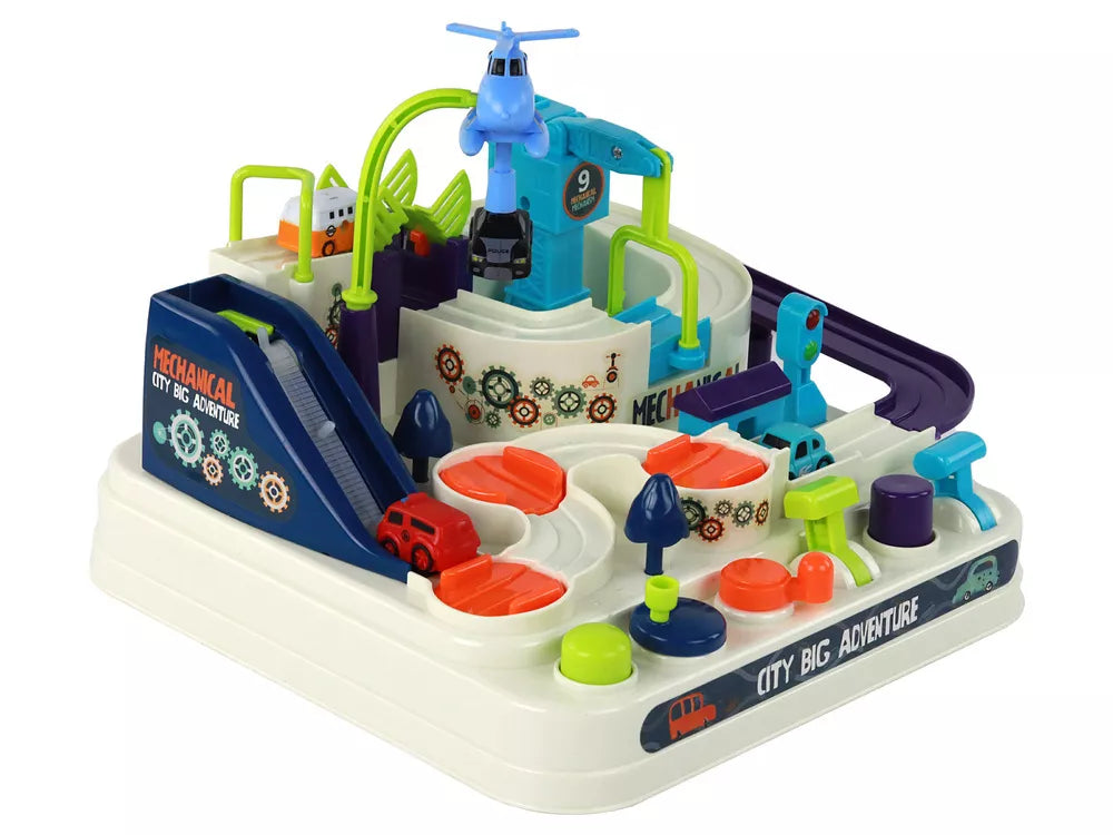 Spalvingas interaktyvių kliūčių ruožo rinkinys