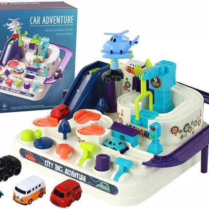 Spalvingas interaktyvių kliūčių ruožo rinkinys