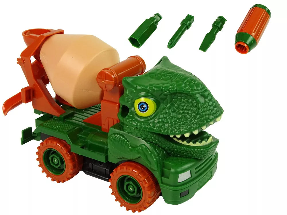 Dinozauro formos išardoma betono maišyklė