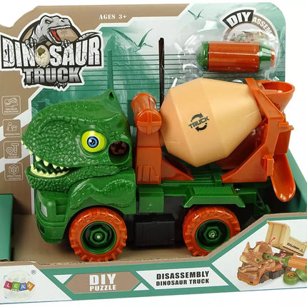 Dinozauro formos išardoma betono maišyklė