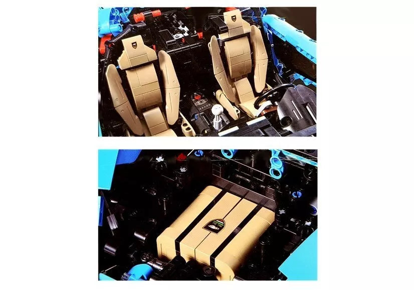 Konstrukcinių kaladėlių Auto Cada 770-4 Master lenktyninis automobilis