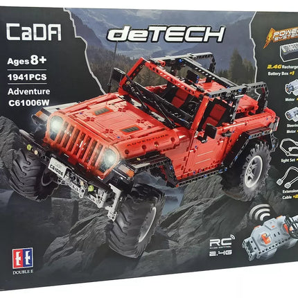 Nuotoliniu būdu valdomas visureigio konstruktorius kaladėlės