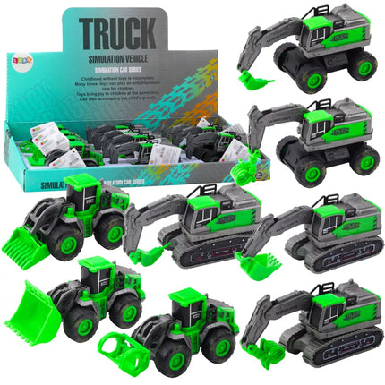 Žalia statybinė transporto priemonė