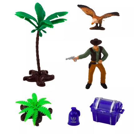 Kaubojų rinkinys su figūrėlėmis