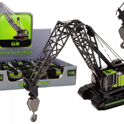 Metalinis vikšrinis kranas su kablius