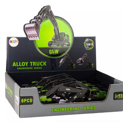 Vikšrinis ekskavatorius su griebtuvu