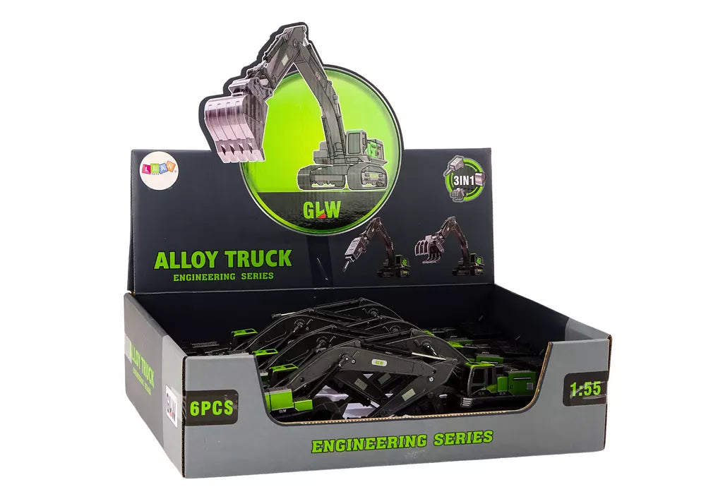 Vikšrinis ekskavatorius su griebtuvu