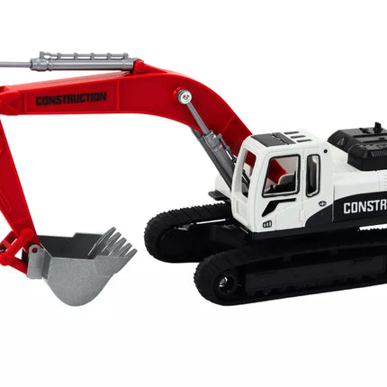 Ekskavatorinis krautuvas su metaliniu kaušu