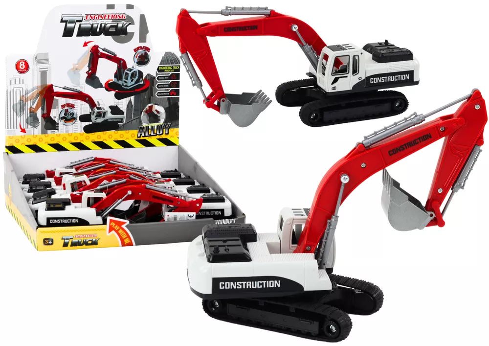 Ekskavatorinis krautuvas su metaliniu kaušu