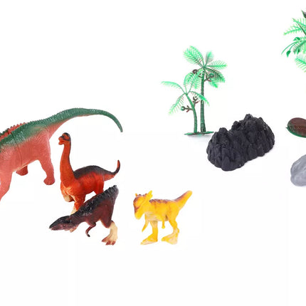 Kūrybinis archeologinis rinkinys su ledo kiaušiniais ir dinozaurais