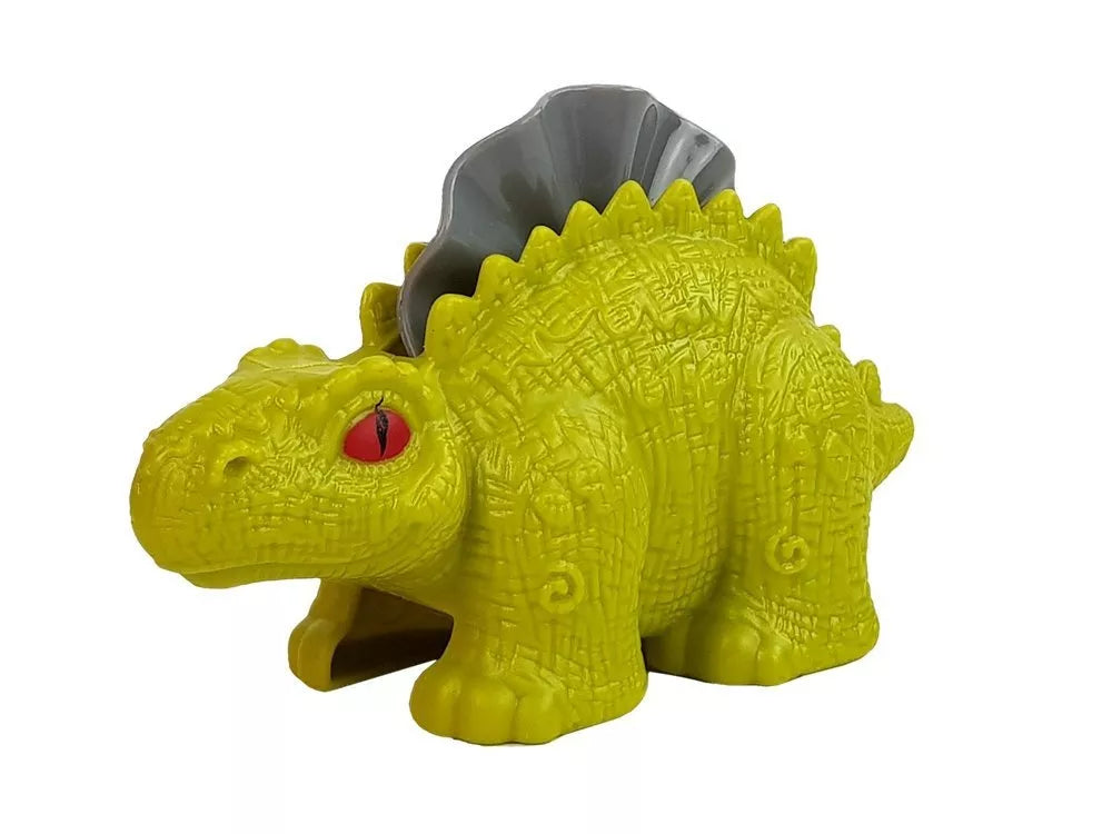 Dinozarų pasaulio stalas su ugnikalniu ir kiaušinių formelėmis