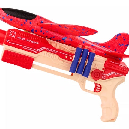 5 viename rinkinys su raudonu pistoletu ir priedais