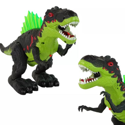 Žalias dinozauras su garų efektu