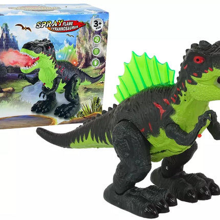 Žalias dinozauras su garų efektu