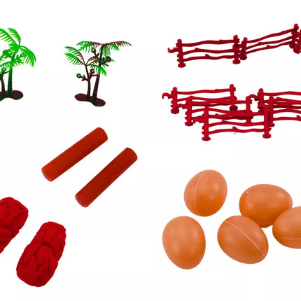 Splvotų dinozaurų figūrų rinkinys