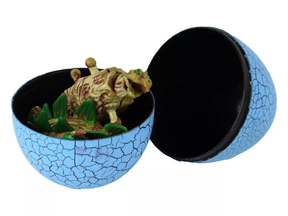 Dinozaurų kiaušiniai su dinozaurų figūrėlėmis