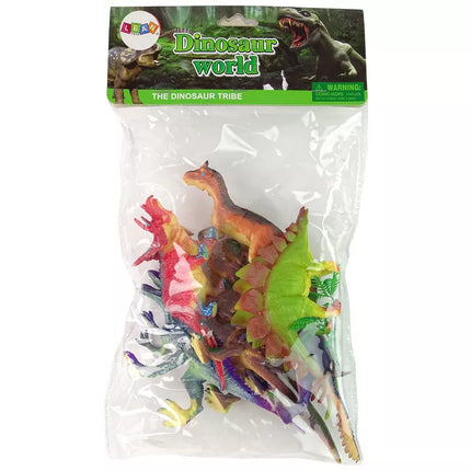 Spalvingos dinozaurų figūrėlės, 6 vnt