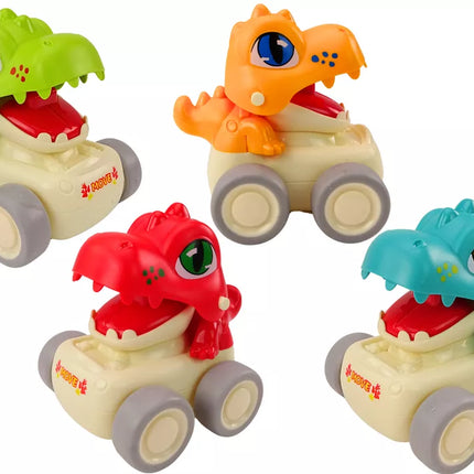 Dinozaurų formos automobilis vaikams