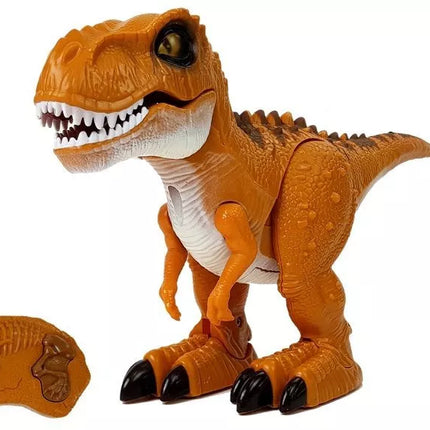 Nuotoliniu būdu valdomas oranžinis dinozauras