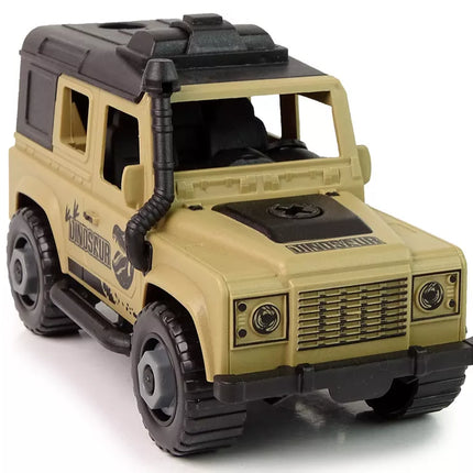 Pasidaryk pats dinosaurų transportavimo automobilis su dinozauru