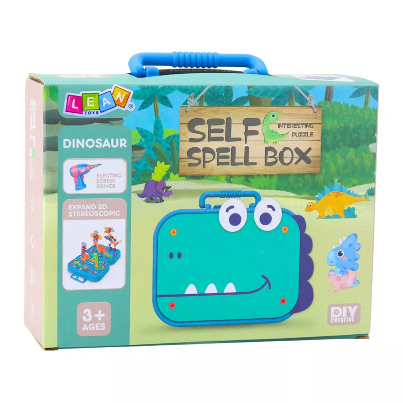 Dinozaurų konstrukcinių kaladėlių rinkinys