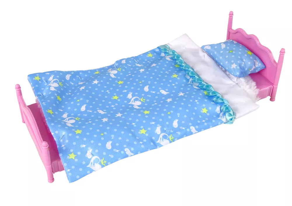 Lėlė su baldų komplektu