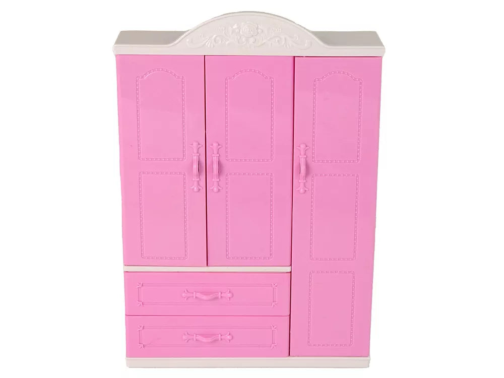 Lėlė su lėlių namelio aksesuarais