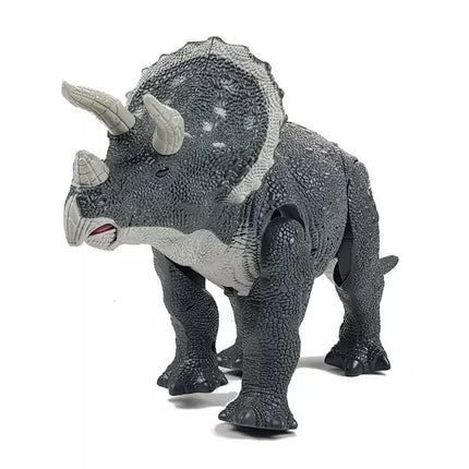Didelis baterijomis maitinamas Triceratopso dinozauras